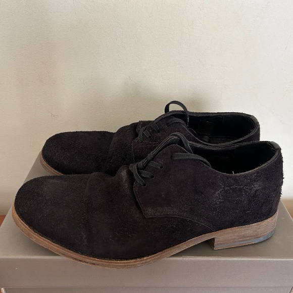 BNWOT Vintage Black AllSaints Derby Shoes US 10/UK 9/EU 43 main image 11
